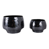 Antonshaw Black Planters (Set of 2)