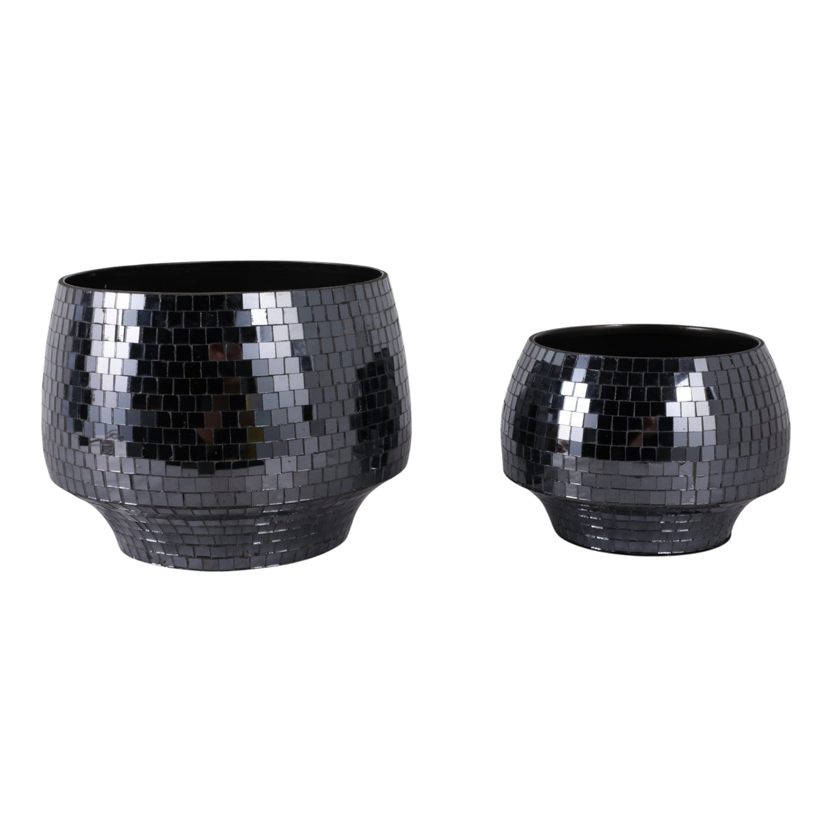 Antonshaw Black Planters (Set of 2)