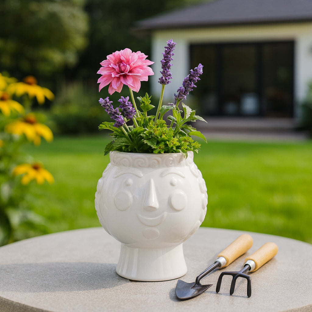 Burrel White Grandma Face Planter