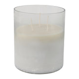 Isleford Clear Jasmine Frosted Glass Candle
