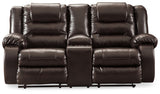 Vacherie Brown Reclining Sofa, Power Loveseat and Recliner - Ornate Home