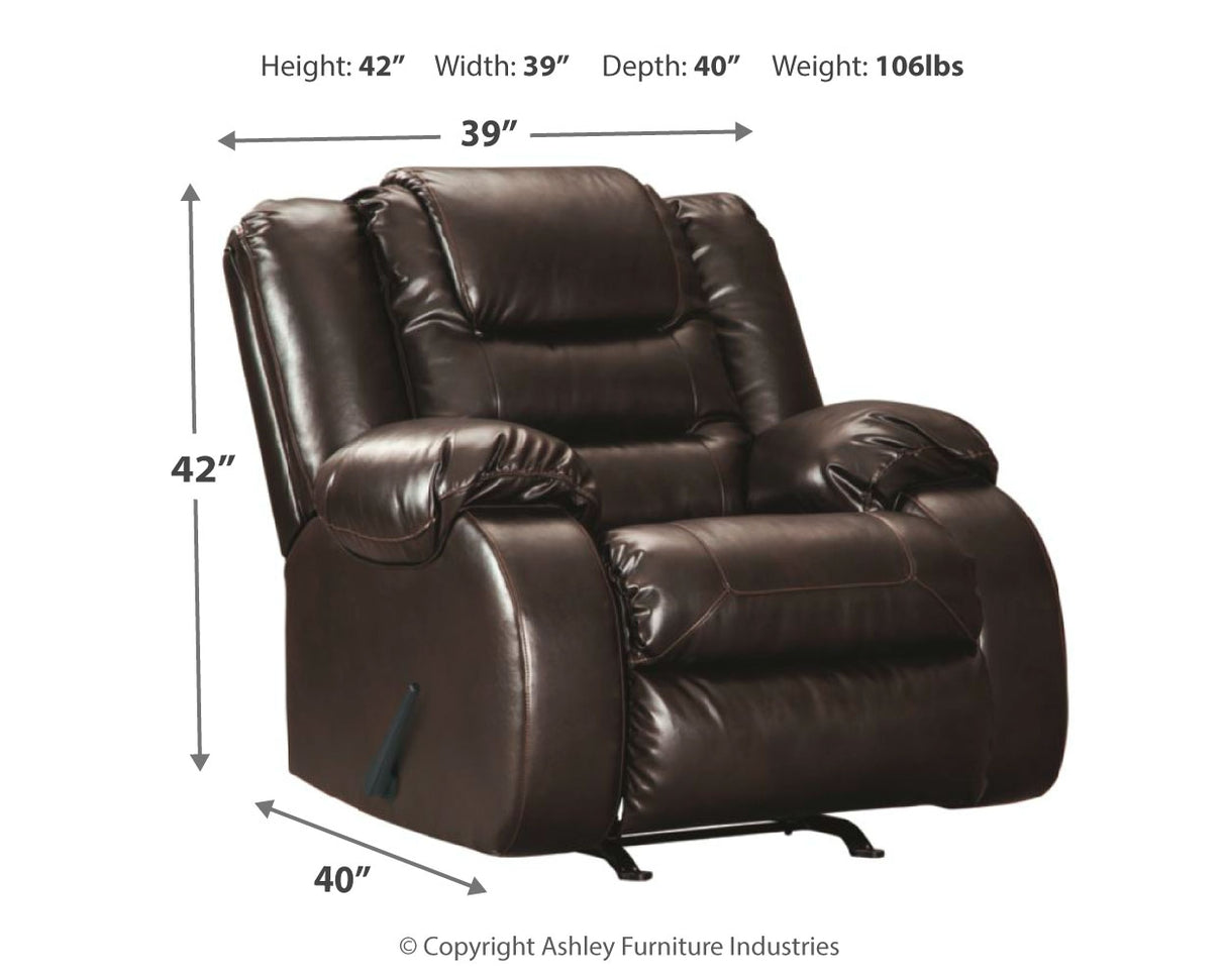 Vacherie Brown Reclining Loveseat and Recliner - Ornate Home