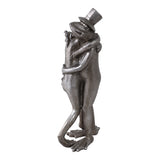 Cantil Silver Hugging Frogs Figurine