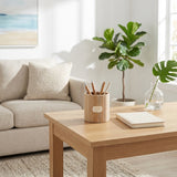 Elmgrove Tan/Ivory Pencil Cup