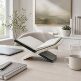 June Lake White/Green Marble Bookstand