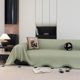 Soft Decorative Throw for Sofa and Loveseat, Textured Sofa Cover Blanket for Couch
