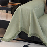 Soft Decorative Throw for Sofa and Loveseat, Textured Sofa Cover Blanket for Couch