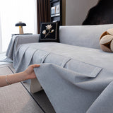 Waterproof Couch Cover Throw, Non Slip Furniture Protector for Leather & Fabric Sofa