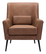 Ontario Vintage Brown Accent Chair