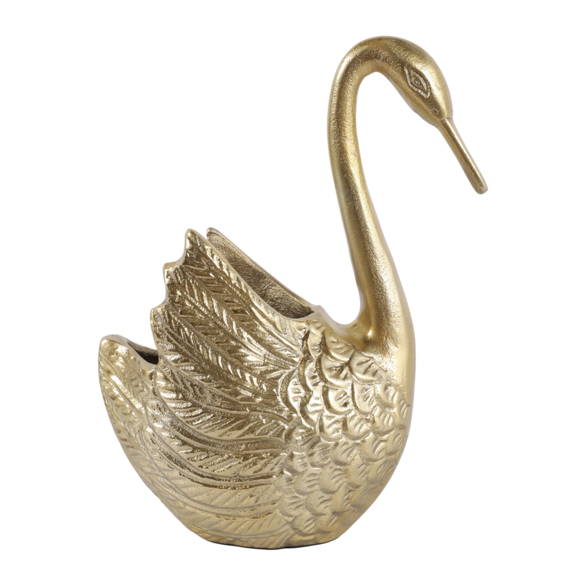 Griffinmore Gold Swan Planter