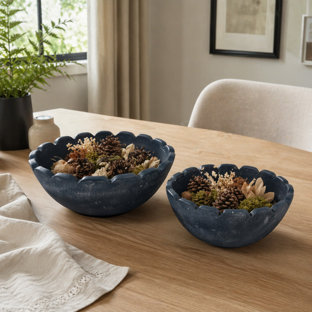 Bakermore Blue Bowls (Set of 2)