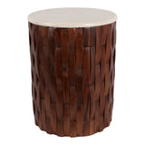 Davinwell Ivory/Brown Table
