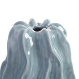 Orick Light Blue Wavy Urchin Vase