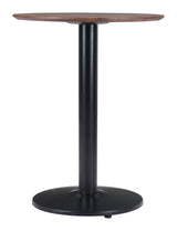 Alto Brown & Black Bistro Table
