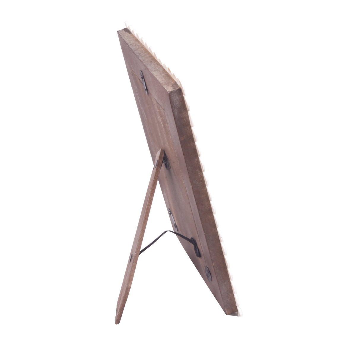 Rosewood Ivory Small Scallop Edge Frame