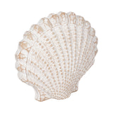 Essexrun White Sea Scallop Shell Woven Pattern