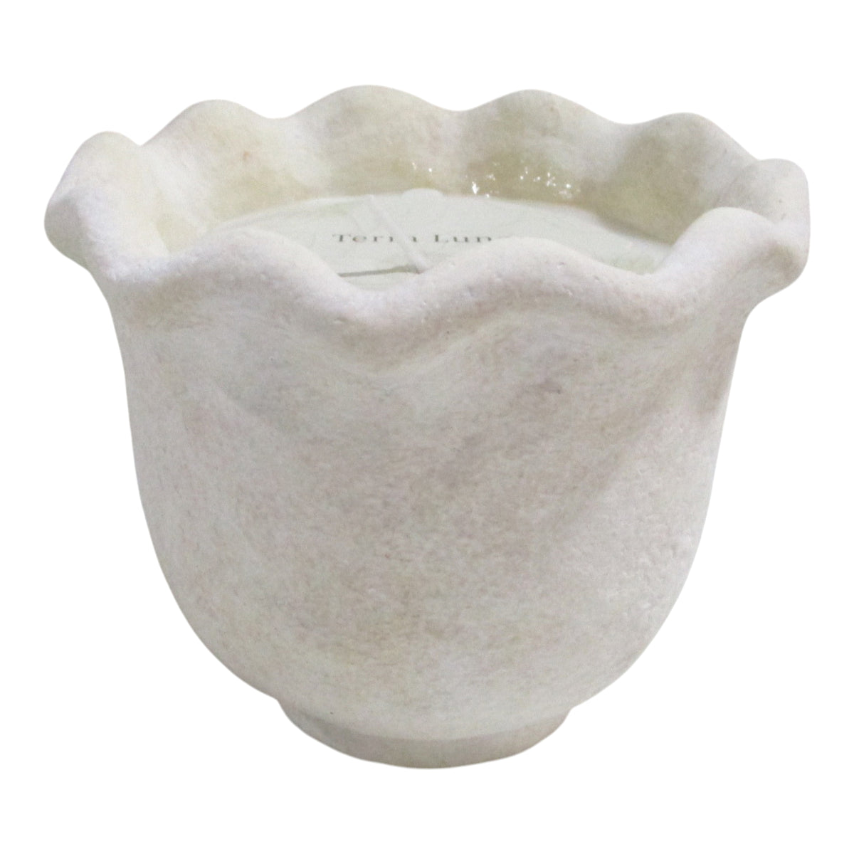 Atwood White Wild Fig and Cassis Scallop Candle