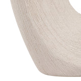 Alray Beige Beaded Oval Cut Out Vase