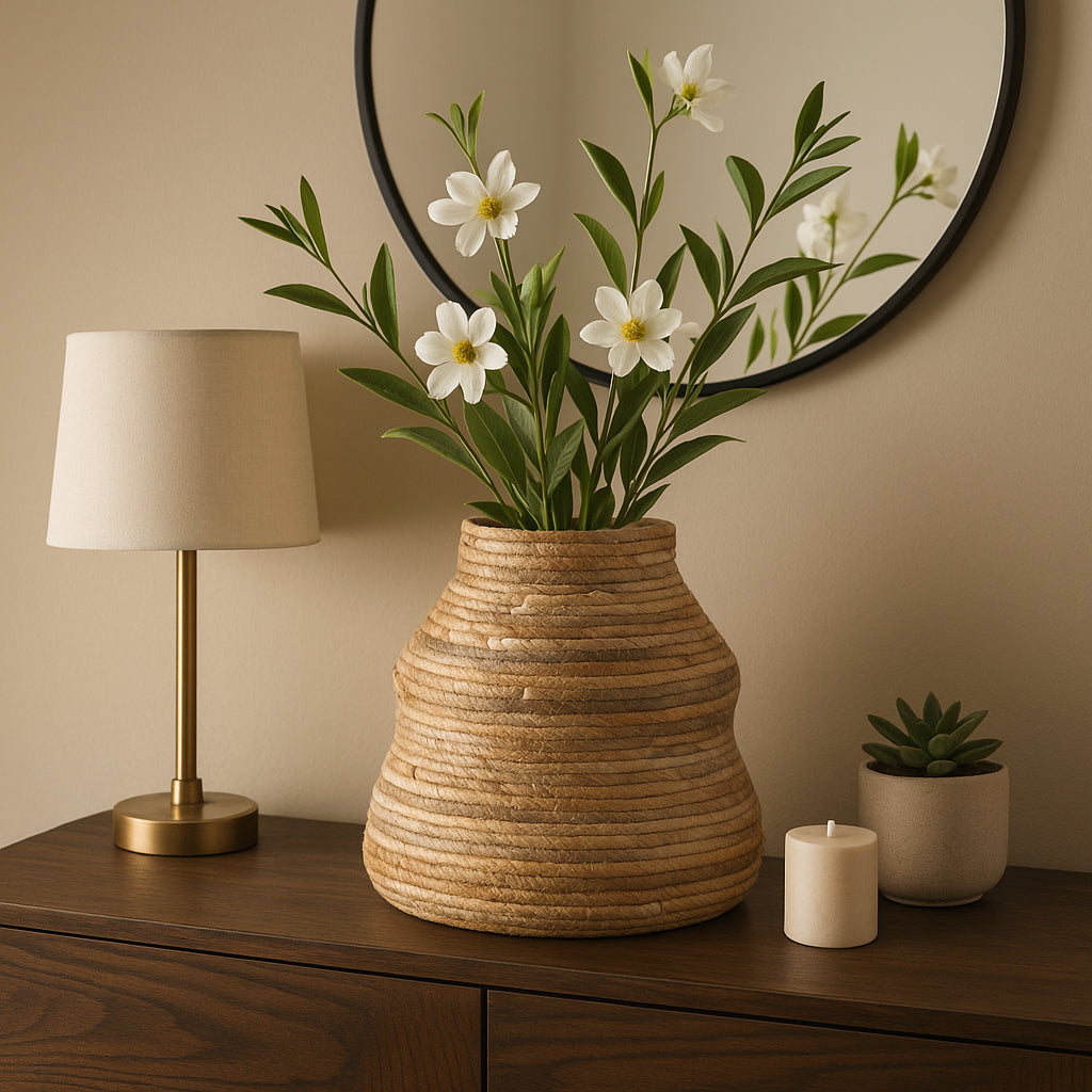 Albaholm Tan/Brown Vase