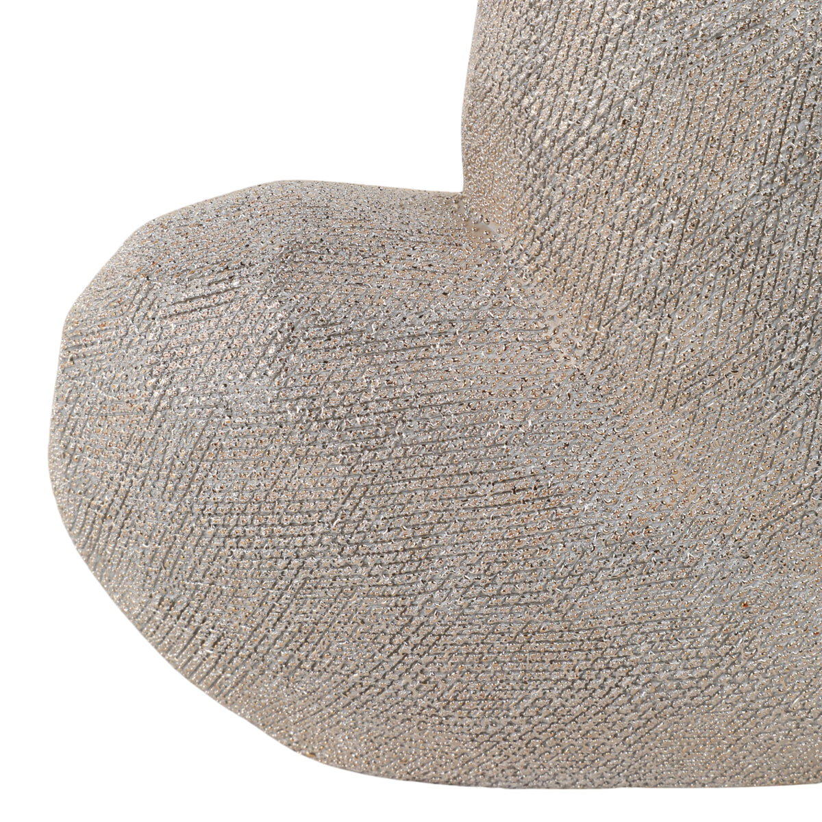 Sylvanburn Champagne Scratched Heart Decor