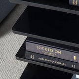 Hopper Black End Table