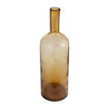 Ferrum Orange Glass Bottle with Stopper Amber