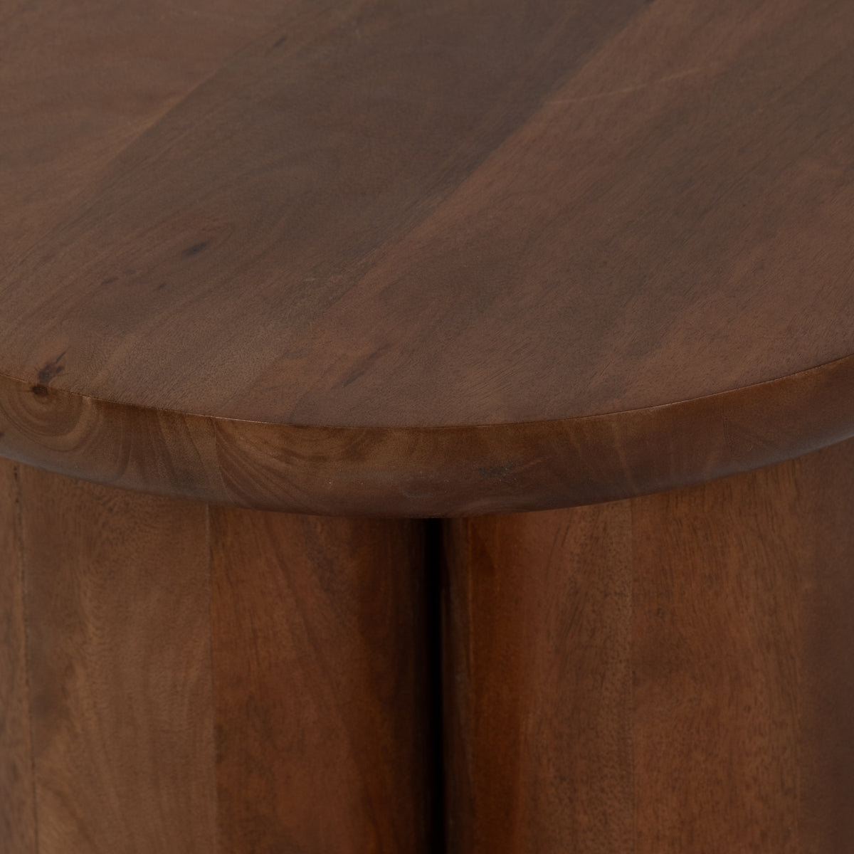 Verdi Brown Wood Scandinavian Side Table