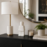 Rex Manor White Block Man Figure