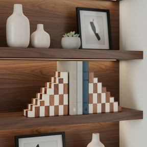 Kiragrove Ivory/Tan Bookends (Set of 2)