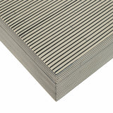 Coffing White Resin Ridged Boxes (Set of 3)