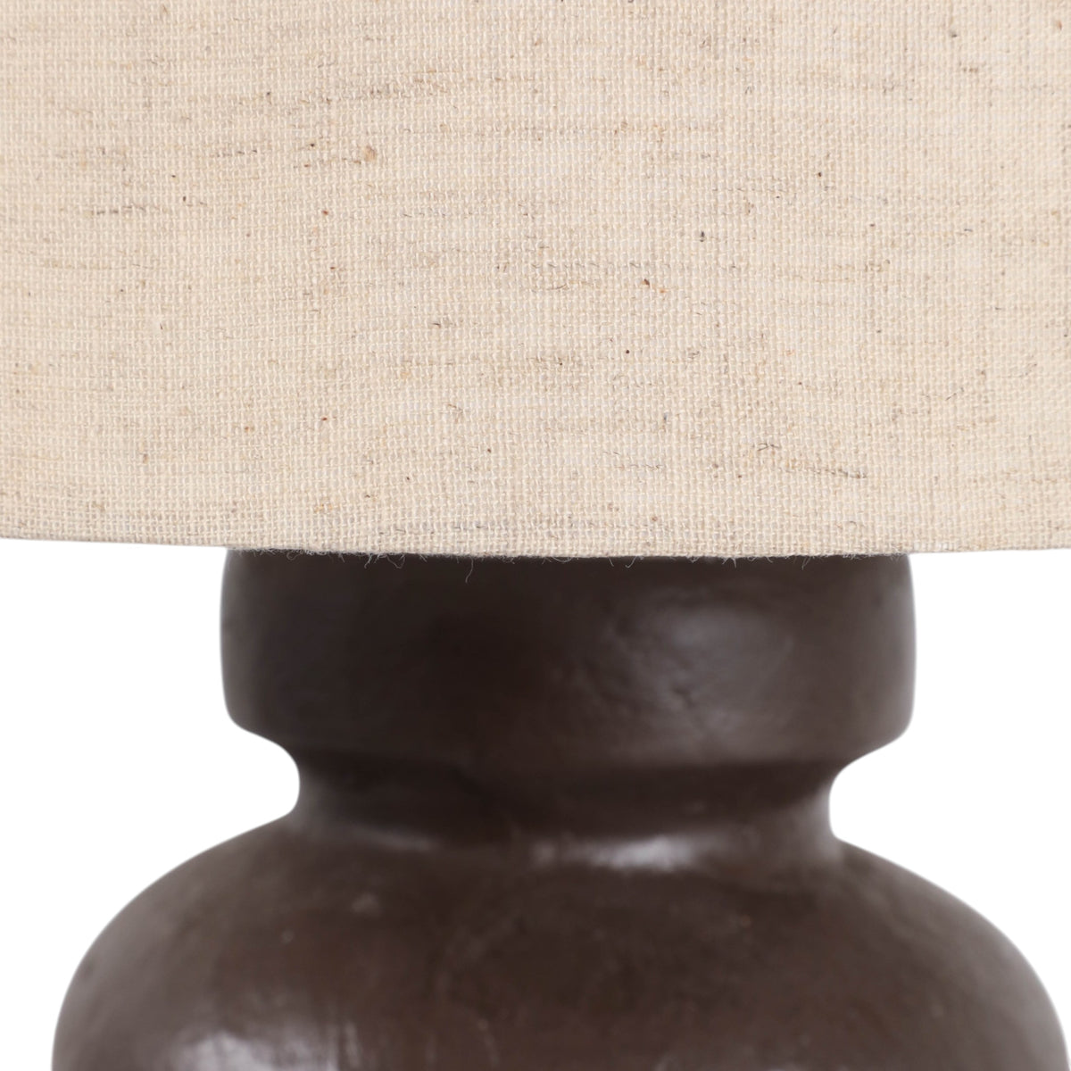 Bergenside Ivory/Brown Lamp