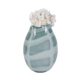 Pearlcrest Blue/White Glass Vase