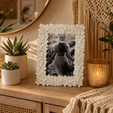 Broderick Ivory/Gold Floral Photo Frame