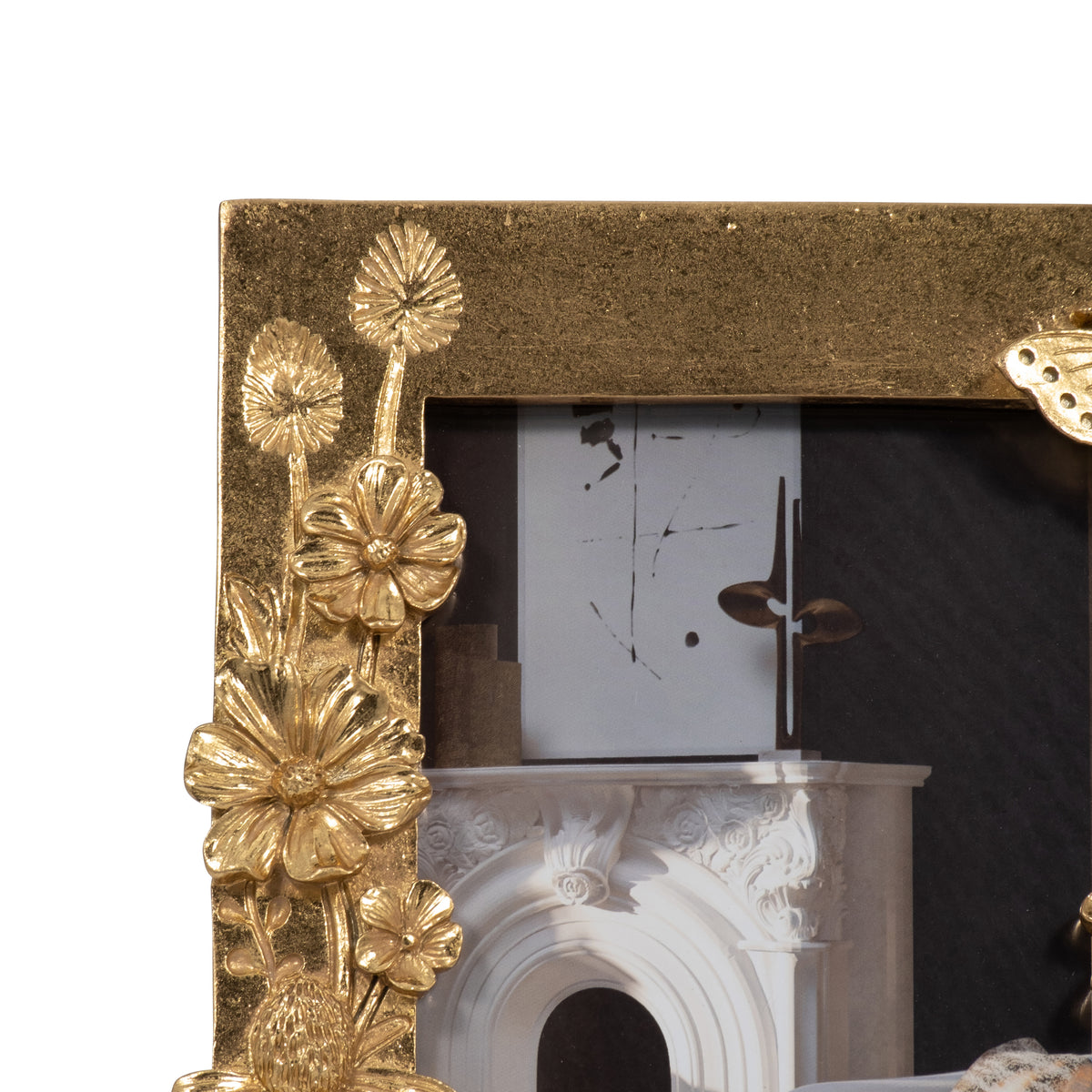Bowles Gold Resin 4x6 Spring Time Photo Frame - 19100EC