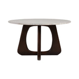 Devonmore Beige/Brown Coffee Table with Marble Top