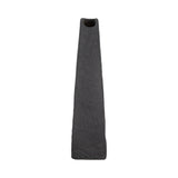 Dillonview Black Rough Finish Open Cut-Out Vase with Opening