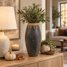 Byronholm Black/Tan Vase
