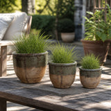 Hayfordway Green/Brown Terracotta Planter Pots (Set of 3)