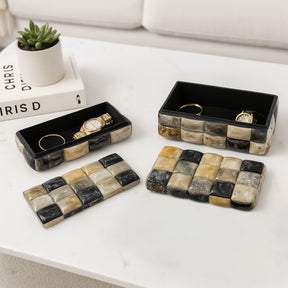 Prospero Multicolor 3d Horn Look Boxes (Set of 2)
