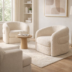 Lennonoak Ivory/Tan Chair