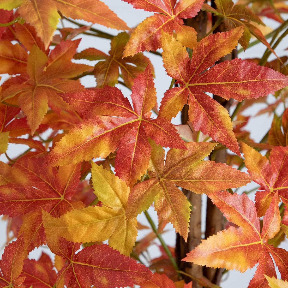 8' Autumn Deluxe Maple Artificial Fall Tree