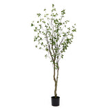 8' Minimalist Citrus Artificial Tree