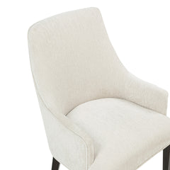 8-Piece Beever Dining Chair and Arm Chair in Cream - Ornate Home