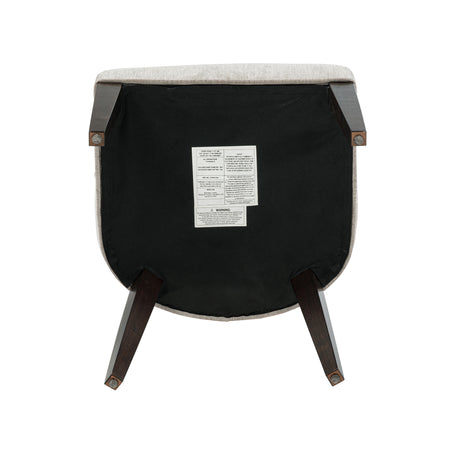 8-Piece Beever Dining Chair and Arm Chair in Taupe - Ornate Home