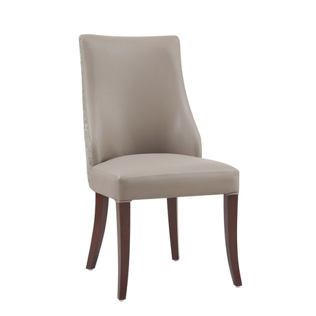 8-Piece Connie Dining Chair and Arm Chair in Taupe - Ornate Home