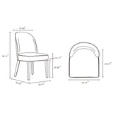 8-Piece Hillman Dining Chair and Arm Chair in Light Grey - Ornate Home