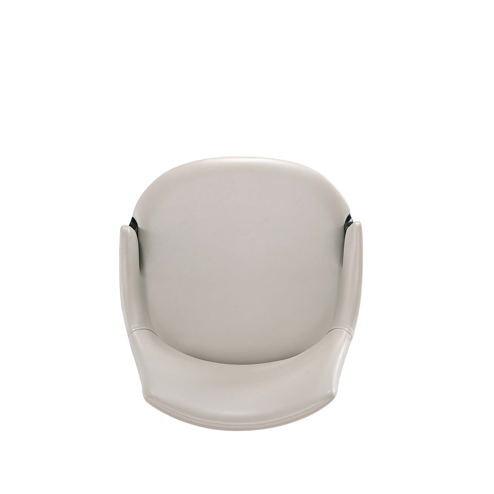 8-Piece Kara Dining Side and Arm Chairs in Light Grey - Ornate Home