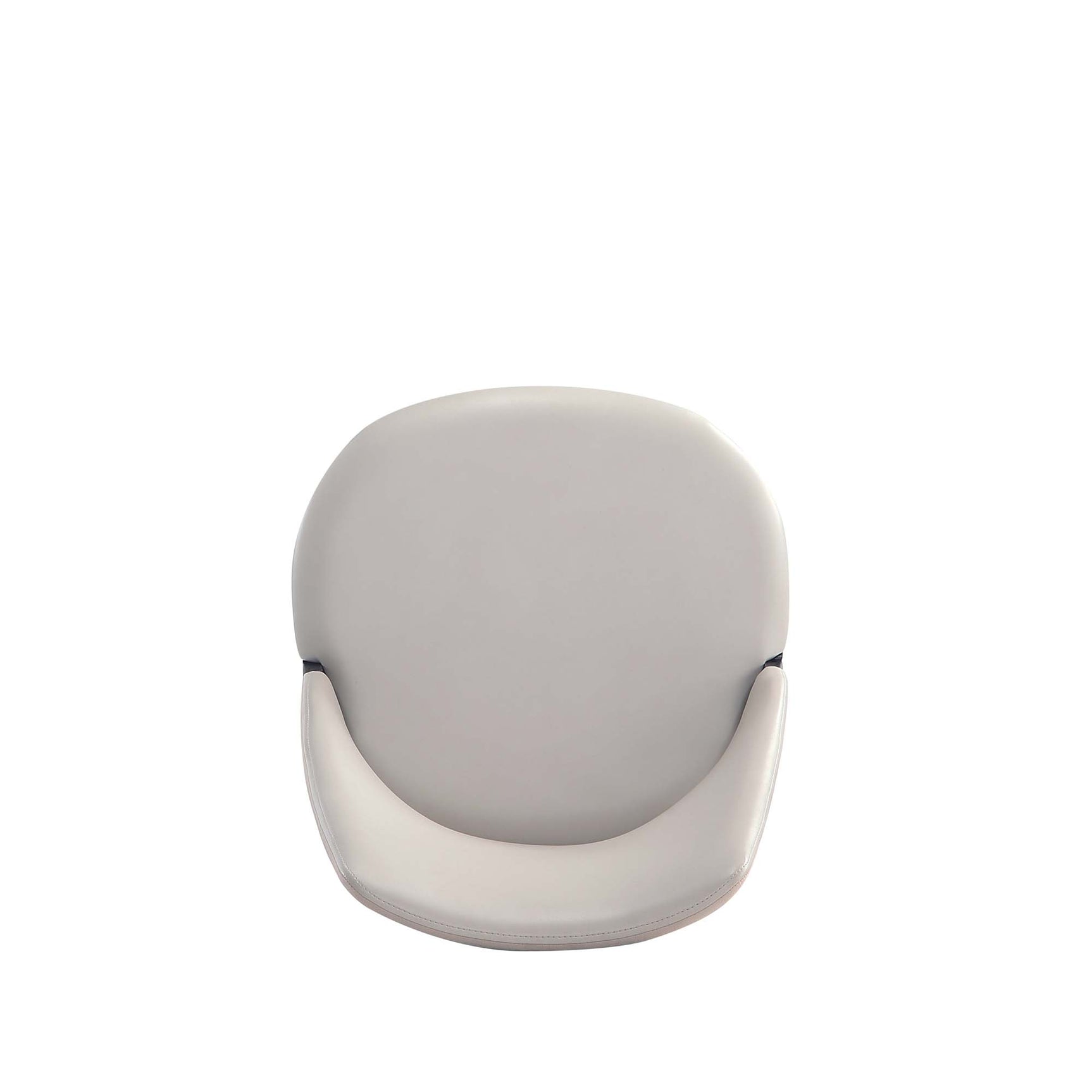 8-Piece Kara Dining Side and Arm Chairs in Light Grey - Ornate Home