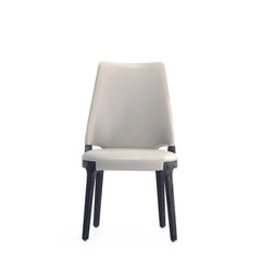 8-Piece Kara Dining Side and Arm Chairs in Light Grey - Ornate Home