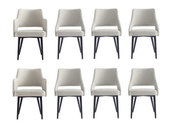 8-Piece Tremont Dining Chair in Stone - Ornate Home